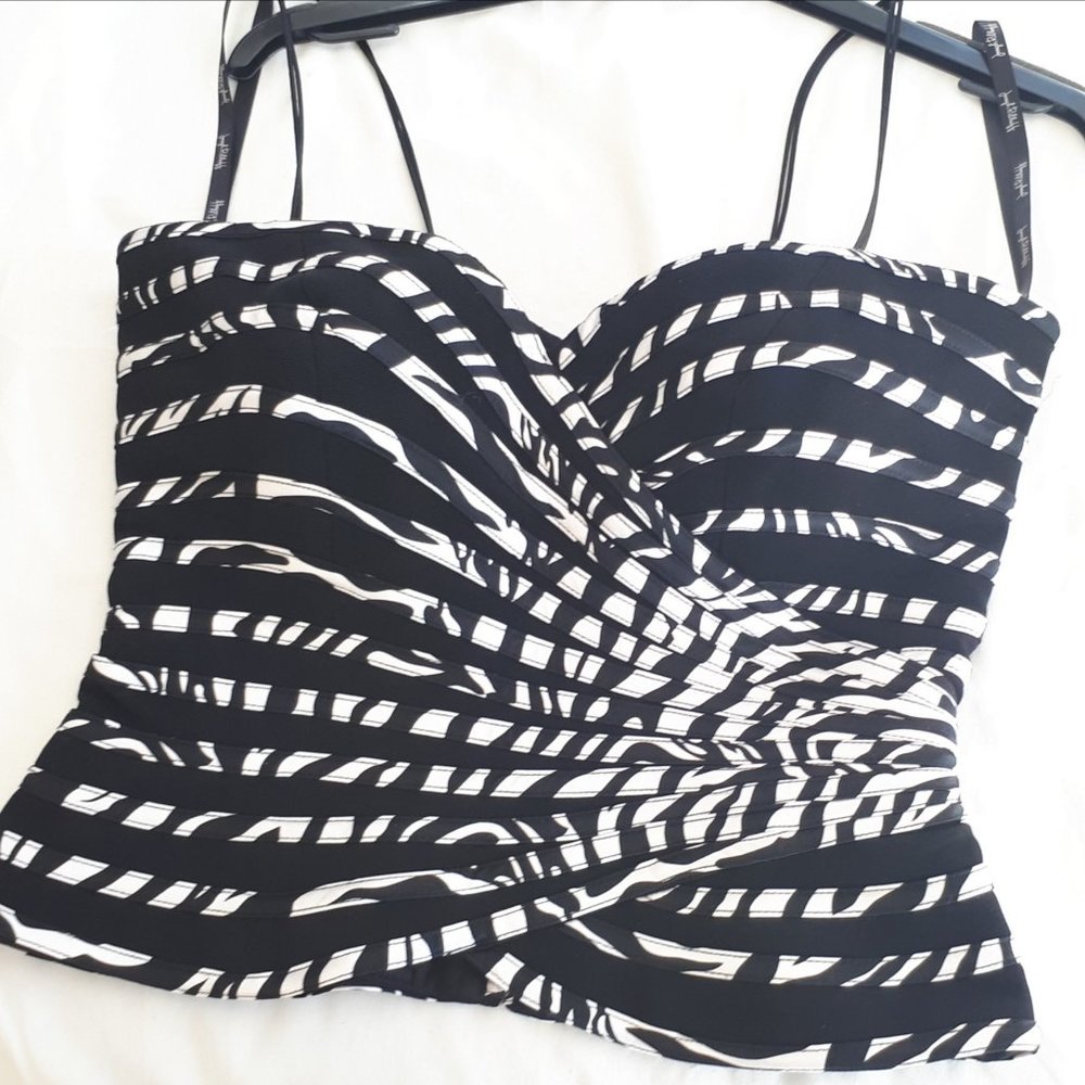 JOSEPH RIBKOFF TOP - BUSTIER/CORSET TYPE TOP